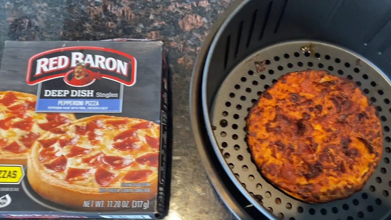 Air Fryer Red Baron Pizza